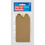 Tie On Labels - Kraft - 10pk