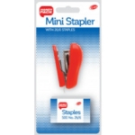 Mini Stapler with 26/6 staples Asst Colours