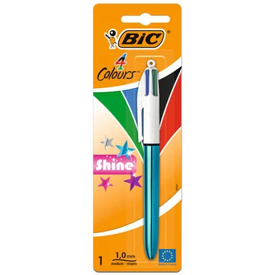 Bic 4 Colour Shine Ballpoint Pen