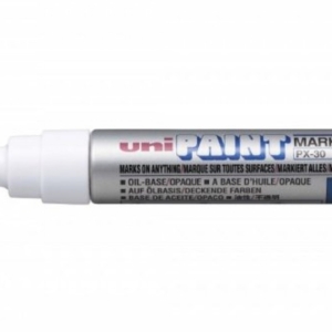 Uni Paint Marker Broad Chisel Tip Silver