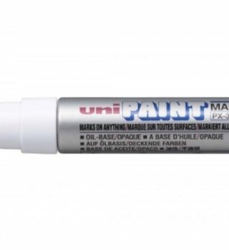 Uni Paint Marker Broad Chisel Tip Silver