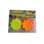 60mm Fluorescent Stars 60pk