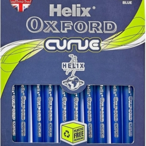 HELIX OXFORD CURVE 1MM NEEDLE POINT BALL PENS X10