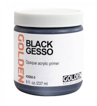 Golden Black Gesso 237ml