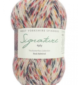 West Yorkshire Spinners Signature 4ply - The Butterflies Collection