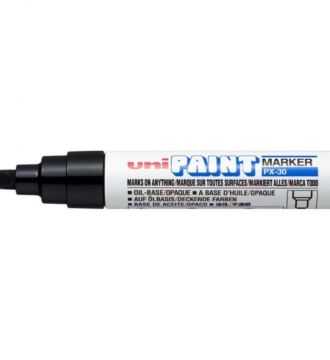 Uni PX-30 Chisel Tip Black Paint Marker