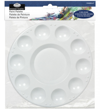 Royal & Langnickel 10 Well Round Plastic Palette