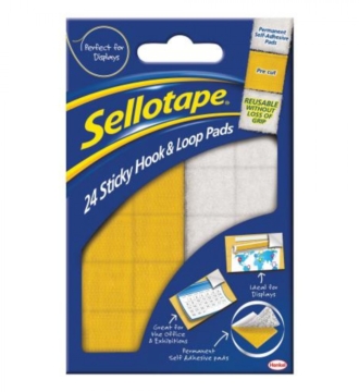 Sellotape Hook & Loop Pads