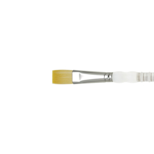 Royal Brush Soft Grip Gold Taklon Long Handle Brush - Shader/Flat