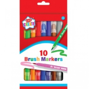 Kids Create 10 Brush Markers
