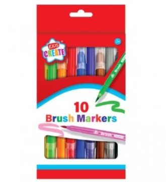 Kids Create 10 Brush Markers