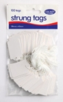 Strung Tags 28 x 43mm Pk of 100