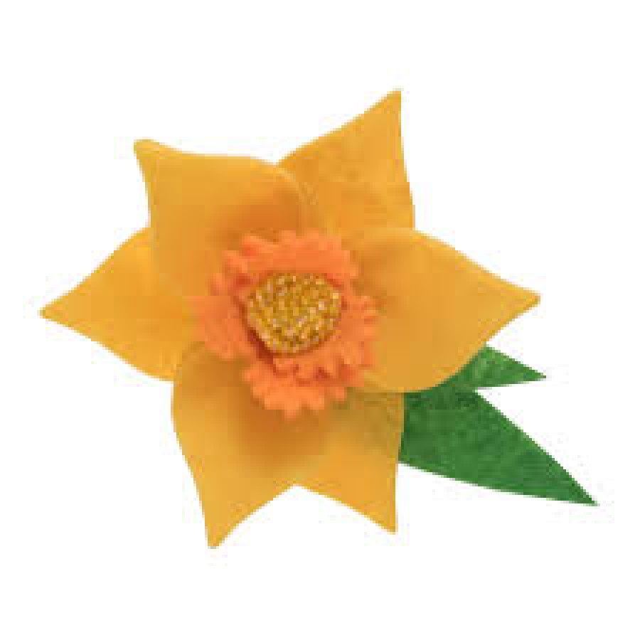 Felt Decoration Kit: Daffodil Brooch - Image 2