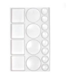 Paint Palette 16 wells White plastic