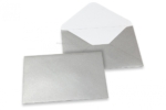 C6MS BITS AND PIECES C6 METALLIC SILVER ENVELOPES X 10