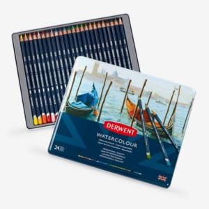 DERWENT WATERCOLOUR PENCIL SET 24 No. 32883
