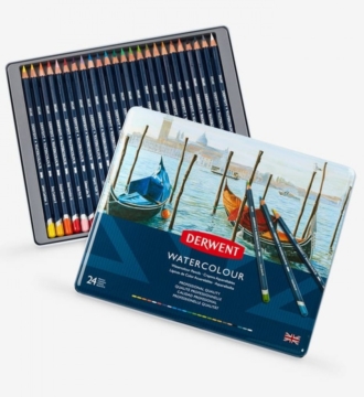 DERWENT WATERCOLOUR PENCIL SET 24 No. 32883