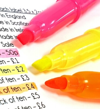 Highlighter Pens - 3pk