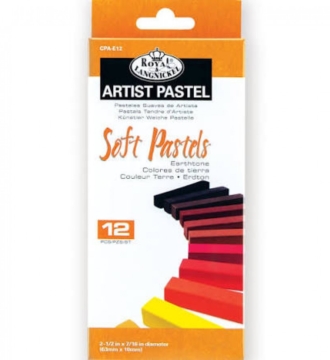 Royal and Langnickel 12 Earthtone Soft Pastels