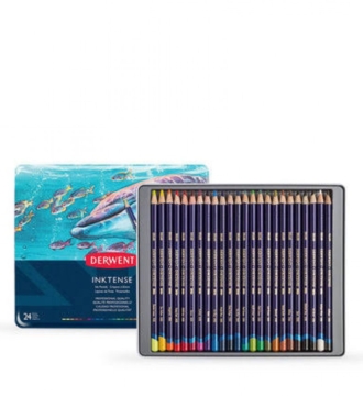 DERWENT INKTENSE PENCILS TIN X24