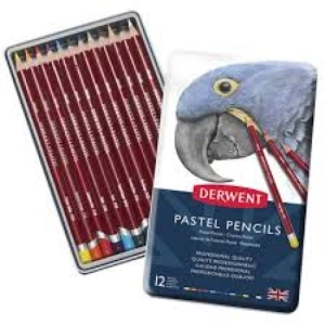 Derwent Pastel Pencils Tin of 12