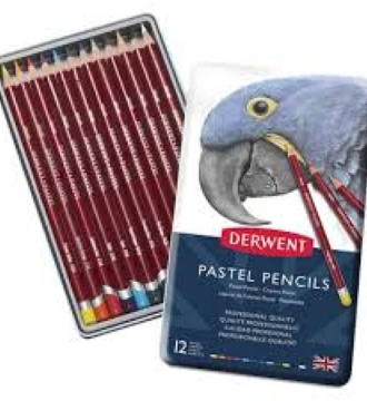Derwent Pastel Pencils Tin of 12