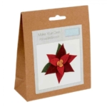 Felt Kit Poinsettia Brooch