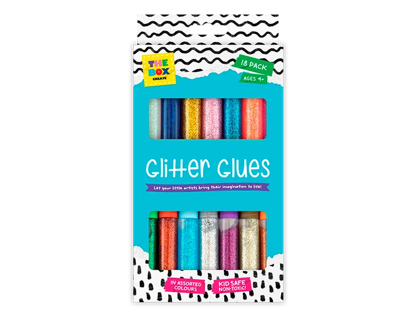 Glitter Glues 18pk