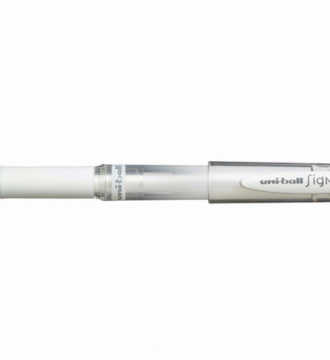 Uniball Signo Broad White Metallic Rollerball