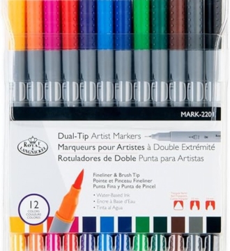 Royal & Langnickel Dual-Tip Artist Markers Brush