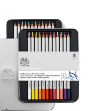 Winsor and Newton Watercolour Pencil 24pc Set