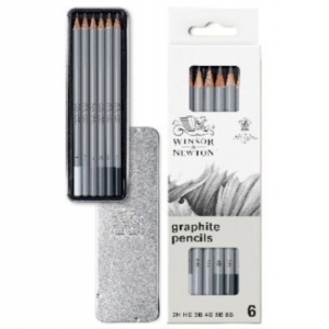 Winsor and Newton Studio Collection Graphite Pencil 6pc Set