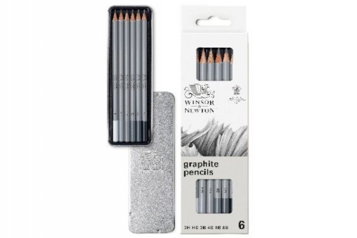 Winsor and Newton Studio Collection Graphite Pencil 6pc Set