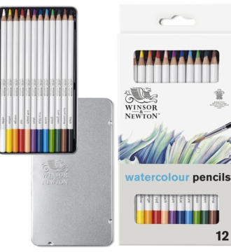 Winsor and Newton Watercolour Pencils 12pc Set
