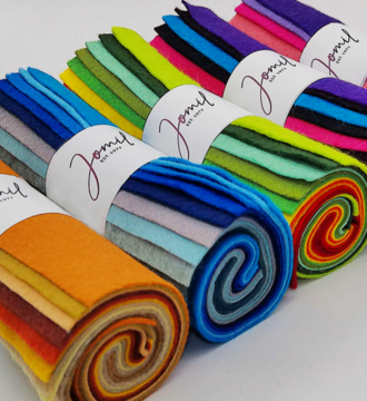 Jomil Felt Mini Roll Bundle 15cm / 6" x 10pcs