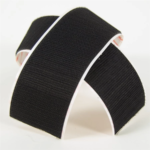 Velcro Black Hook Stick on - 25mm