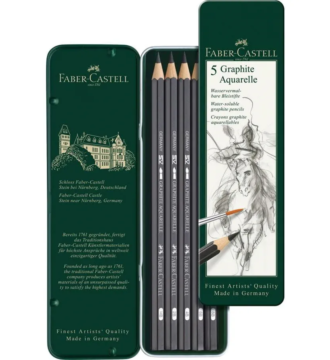 Faber Castell 5 Graphite Aquarelle