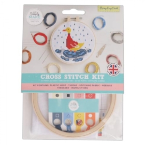 Cross Stitch Kit - Rainy Day Duck
