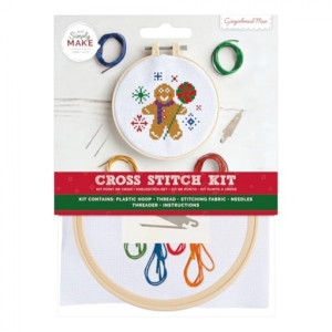 Cross Stitch Kit - Gingerbread Man