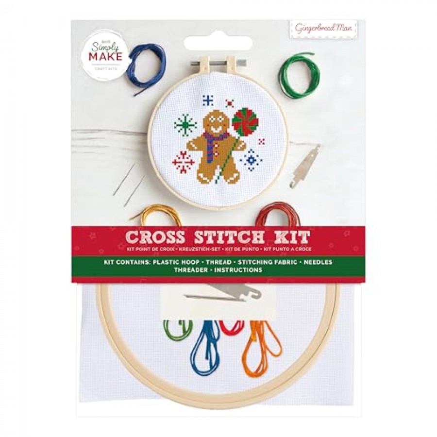 Cross Stitch Kit - Gingerbread Man