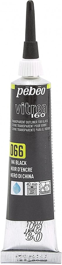 Vitrea 160 Outliner 20ml Ink Black