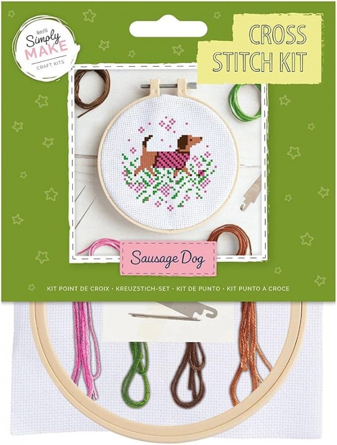 Cross Stitch Kit - Sausage Dog
