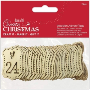 Wooden Advent Tags