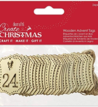 Wooden Advent Tags