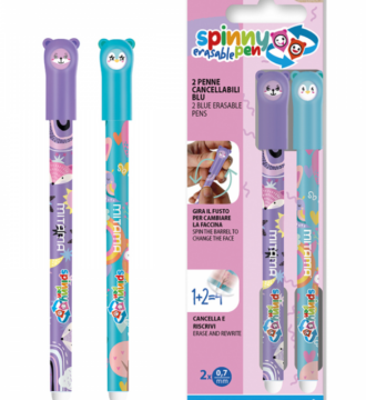 Mitama Spinny Erasable Pens - 2 pack
