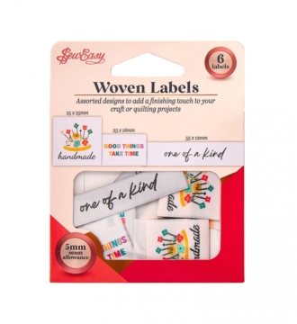 Woven Labels (6 pc assorted designs)