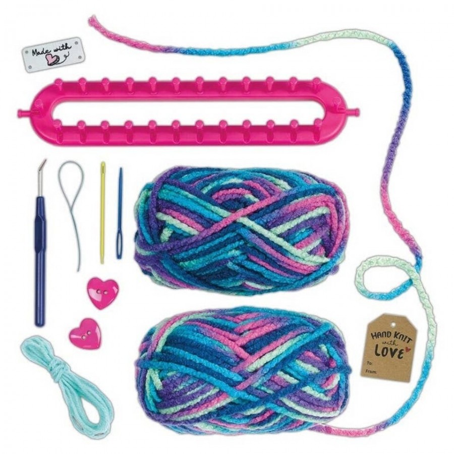 Quick Knit Button Scarf - Image 3