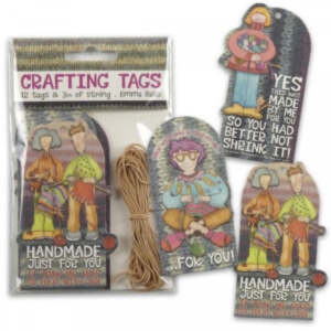 Emma ball Crafting Tags Pk 12