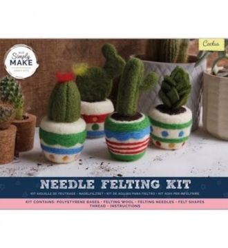 Needle Felting Kit - Cactus