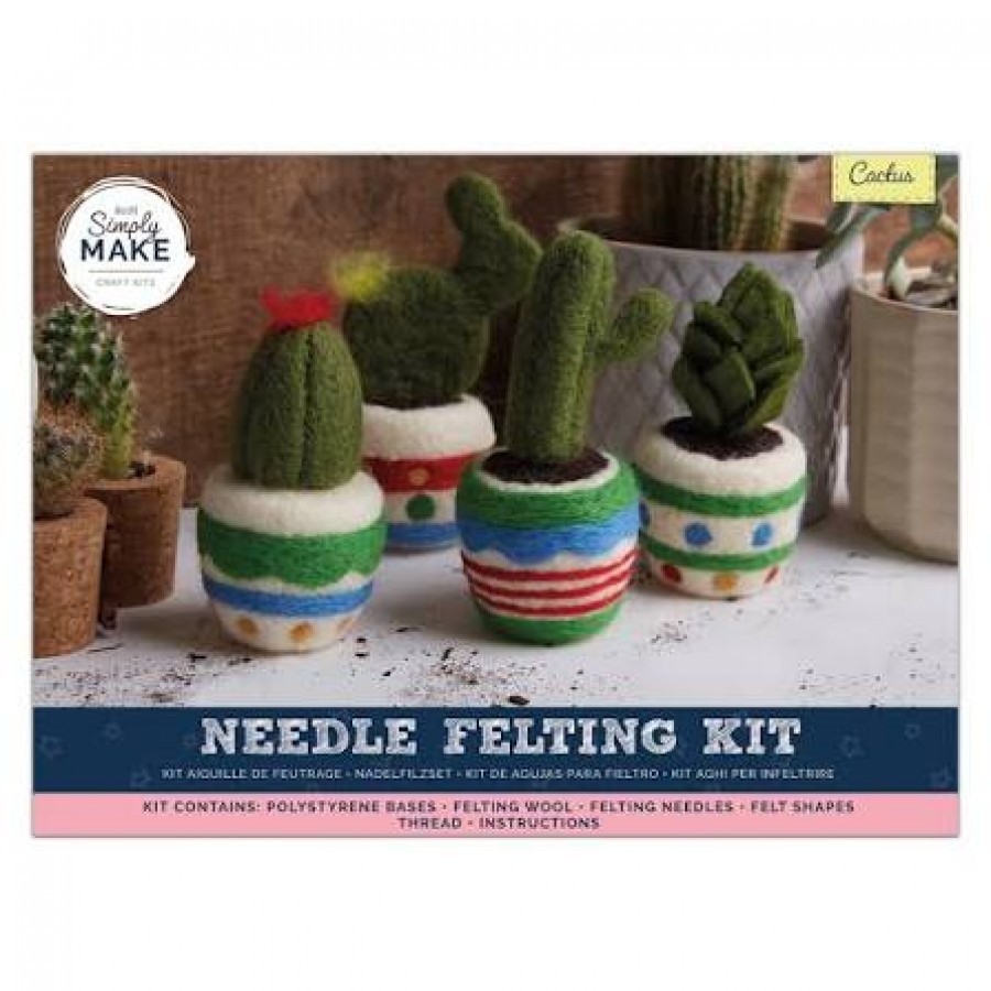 Needle Felting Kit - Cactus